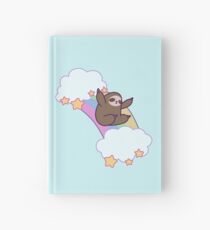 Regenbogen-Wolken-Faultier Notizbuch