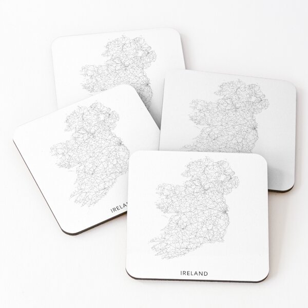 Item preview, Mapa de Irlanda, impresión del arte de LandSartprints designed and sold by LandSartprints.