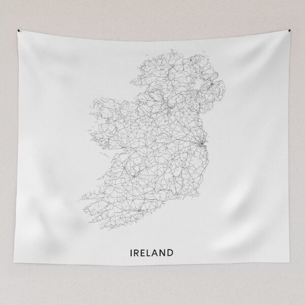 Item preview, Ireland Map, Art Print By LandSartprints designed and sold by LandSartprints.