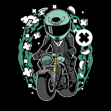 Artwork thumbnail, Motorcycle Rider by Sinfamous