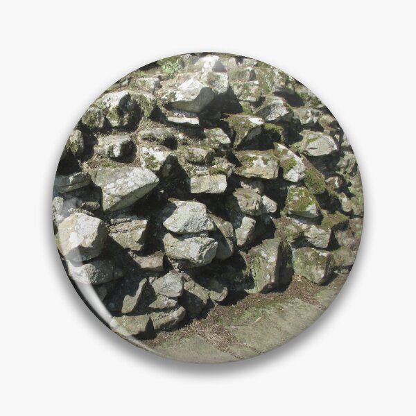Merch #111 -- Rocks And Bricks - Shot 13 (Hadrian's Wall) Pin
