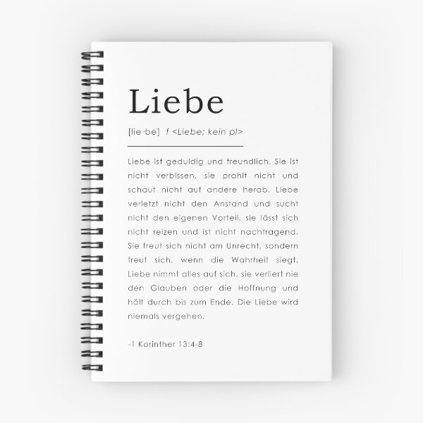 Item preview, 1 Korinther 13:4-8, Liebe Bibelverse Deutsch, German Bible Verse. designed and sold by Tiny Seed Bazaar.