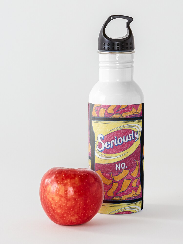 Alternate view of Seriously No (Black) Water Bottle
