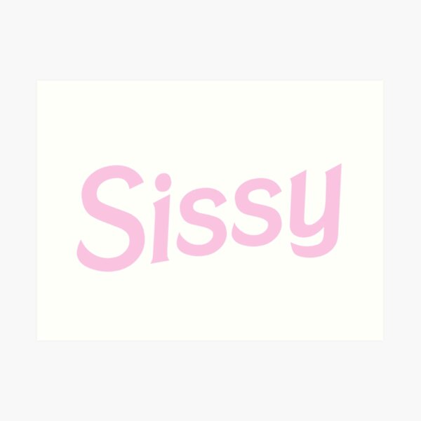 Pink Barbie Sissy Art Print