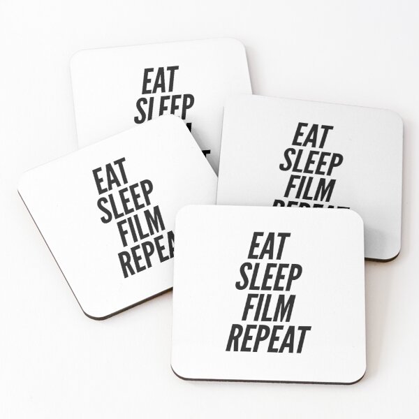 Item preview, Eat Sleep Film Repeat - film student school film making actor actress movie director gift film producer film maker film school videographer designed and sold by CJCTEES.