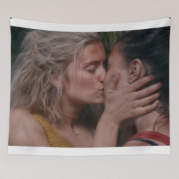 Item preview, The wilds Toni and Shelby kiss (Amazon prime tv show) cute lgbt couple shoni designed and sold by emcazalet.