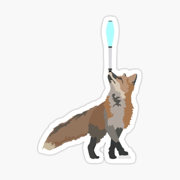 Item preview, Cute Juggling Fox designed and sold by Krysten Hagedorn.