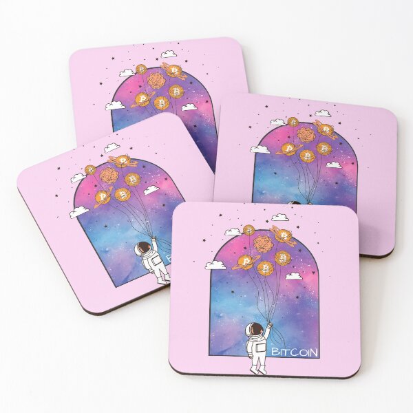 Item preview, Bitcoin Balloons to the Moon designed and sold by Bitcoin-Fashion.