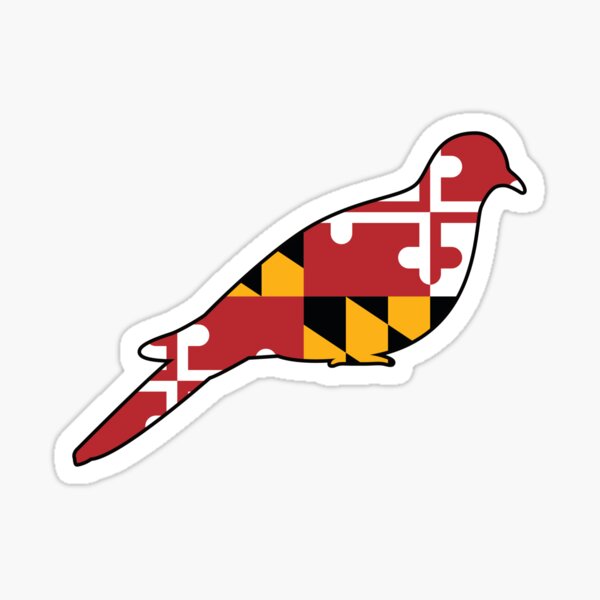 Item preview, Maryland Flag Dove designed and sold by MarylandStyle.