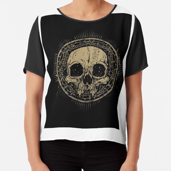 Skull Chiffon Top