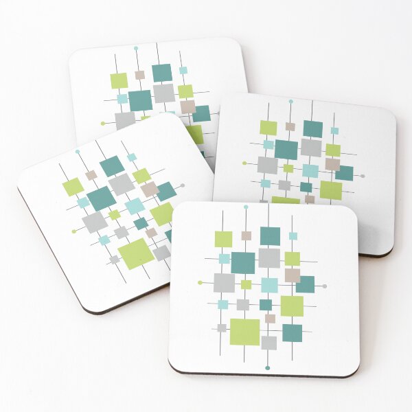 Artikelvorschau, Mid-Century Modern Squares - Multi 01 entworfen und verkauft von aMano-mapping.