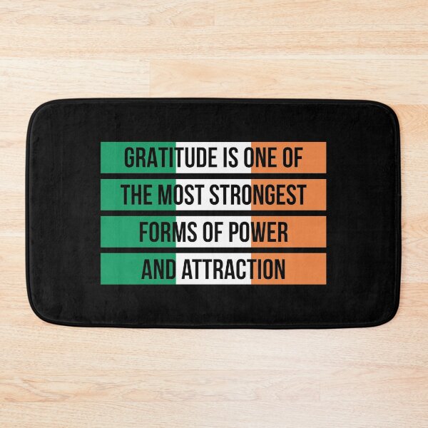 Item preview, Gratitude Is One Of The Most Strongest Forms Of Power And Attraction (Ireland Colors) designed and sold by FilipeFerreira.