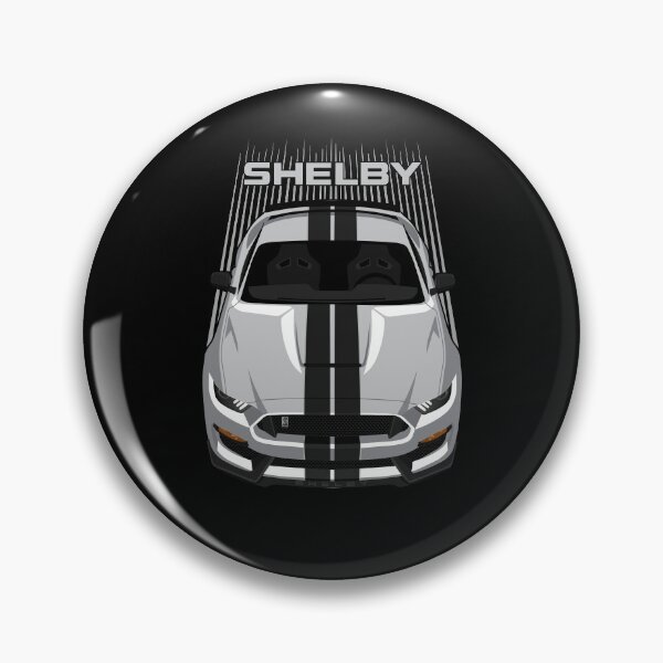 Item preview, Ford Mustang Shelby GT350 2015 - 2020 - Silver - Black Stripes designed and sold by V8social.