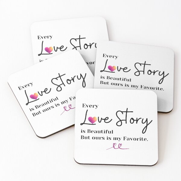 Item preview, Valentines Day Gift, Every Love Story is beautiful but ours is my Favorite #LoveYou designed and sold by AmazingEcraft.