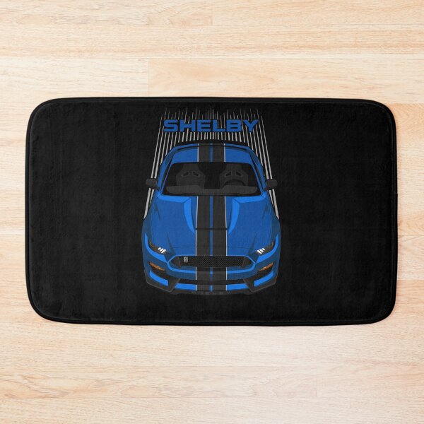 Item preview, Ford Mustang Shelby GT350 2015 - 2020 - Velocity Blue - Black Stripes designed and sold by V8social.