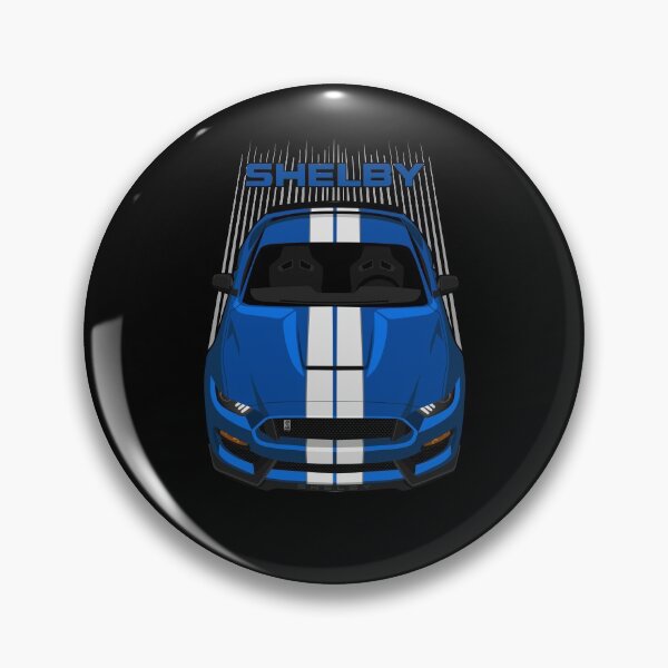 Item preview, Ford Mustang Shelby GT350 2015 - 2020 - Velocity Blue - White Stripes designed and sold by V8social.