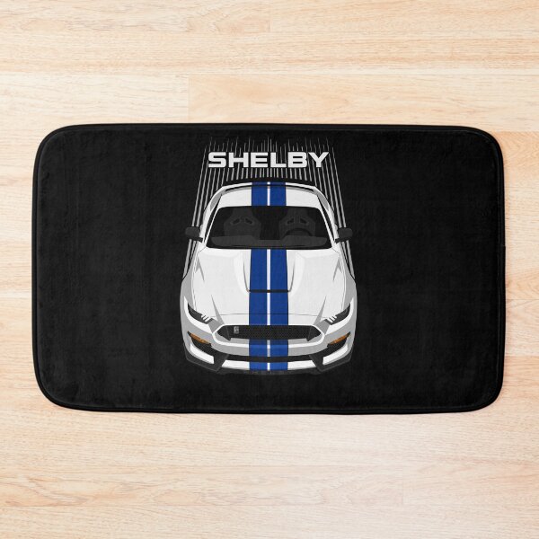 Item preview, Ford Mustang Shelby GT350 2015 - 2020 - White - Blue Stripes designed and sold by V8social.