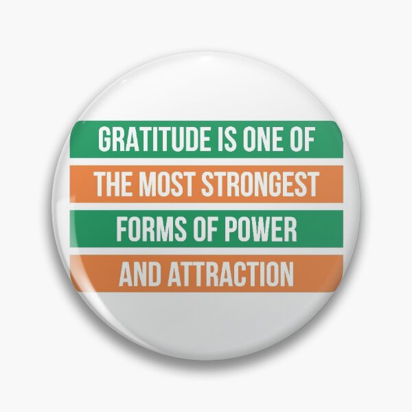 Item preview, Gratitude Is One Of The Most Strongest Forms Of Power And Attraction (ireland colors) designed and sold by FilipeFerreira.
