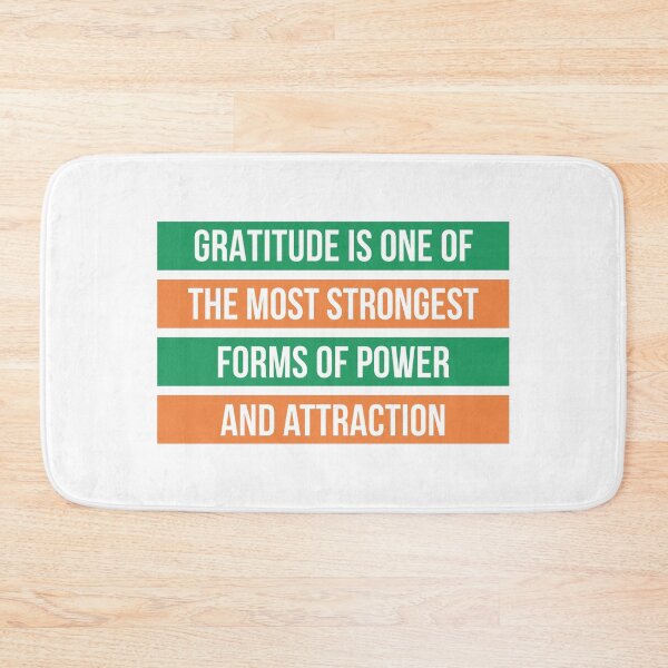 Item preview, Gratitude Is One Of The Most Strongest Forms Of Power And Attraction (ireland colors) designed and sold by FilipeFerreira.