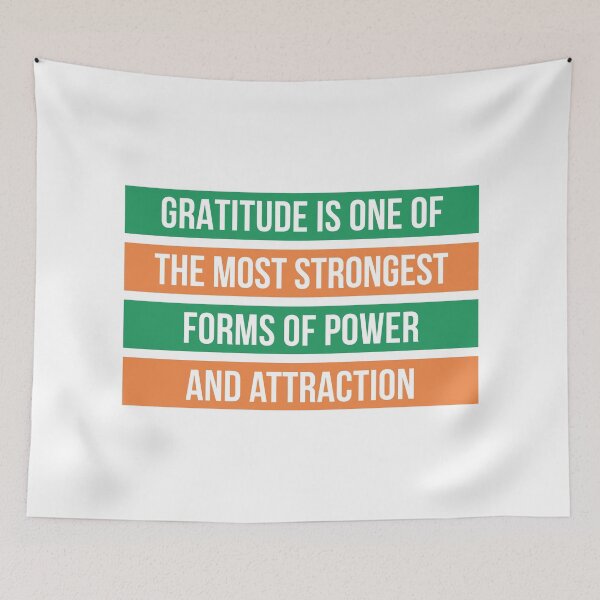 Item preview, Gratitude Is One Of The Most Strongest Forms Of Power And Attraction (ireland colors) designed and sold by FilipeFerreira.