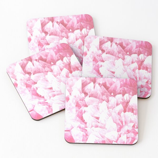 Item preview, Pink crystals designed and sold by bohoDecor.