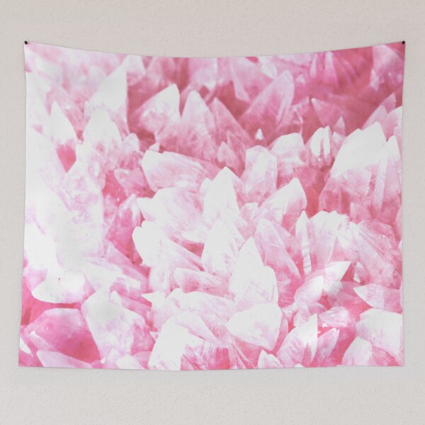 Item preview, Pink crystals designed and sold by bohoDecor.