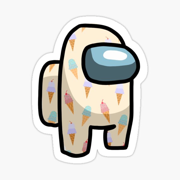 Ice Cream Among Us Stickers | Redbubble