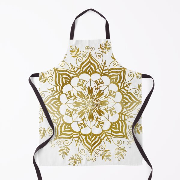 Item preview, Floral Mandala - Gold designed and sold by monitdesign.