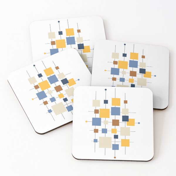 Artikelvorschau, Mid-Century Modern Squares - Multi 02 entworfen und verkauft von aMano-mapping.