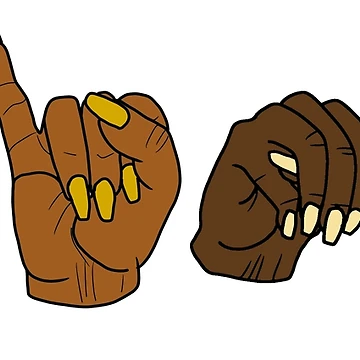 Artwork thumbnail, "Time" Sign Language, ASL by Emmbrawl