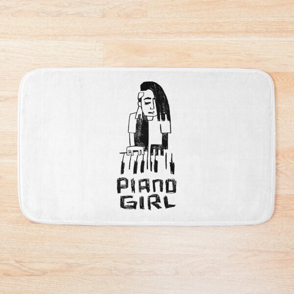 Item preview, Piano Girl for Piano Player designed and sold by badlydrawnbabe.