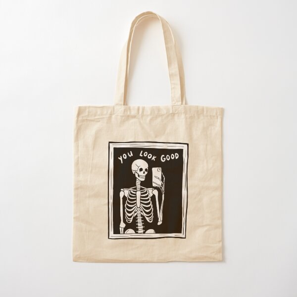 Item preview, you look good skeleton mirror selfie black and white designed and sold by glowingly.