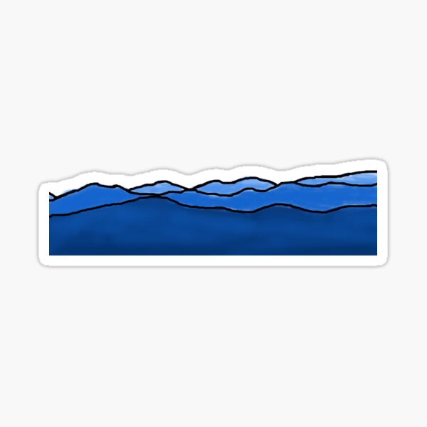 Blue Ridge Mountains Sticker