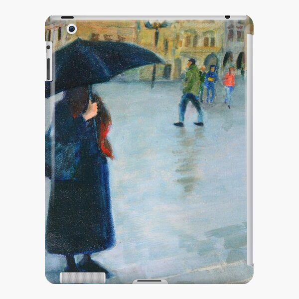 Prague in the rain iPad Snap Case