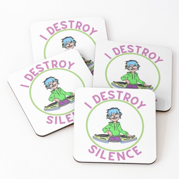 Item preview, I Destroy Silence Great Gift For DJ Music Lover designed and sold by giftsbyminuet.