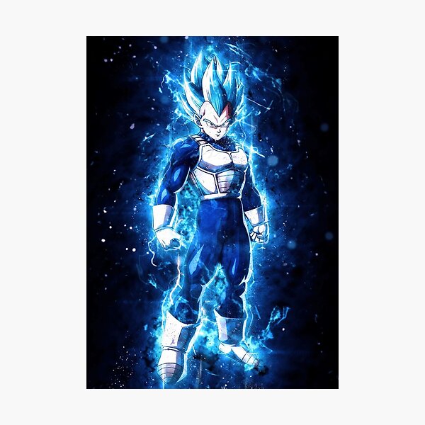 vegeta ( super saiyan blue ) Photographic Print