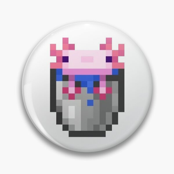 New Axolotl Bucket Minecraft Pin By Minemarket Redbubble