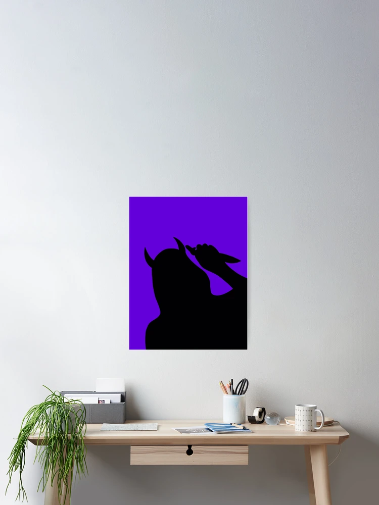 Thumbnail 2 of 3, Poster, Purple devil designed and sold by RMSdesigns.