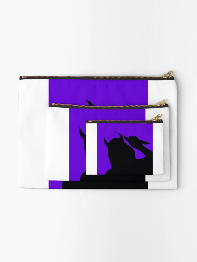 Thumbnail 2 of 4, Zipper Pouch, Purple devil designed and sold by RMSdesigns.