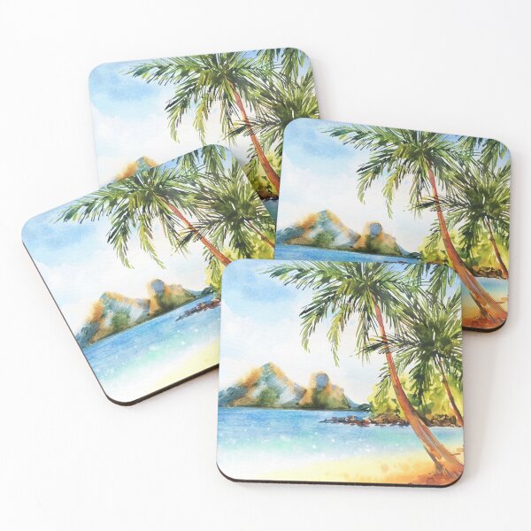 Item preview, Watercolor Beach Side designed and sold by della95.