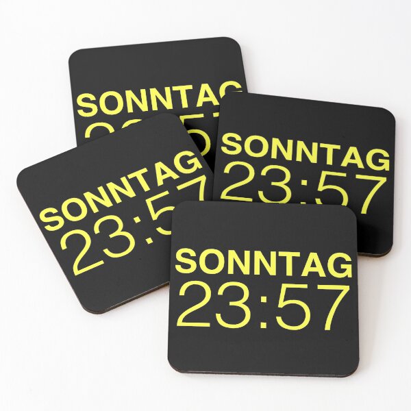 Item preview, DRUCK SONNTAG 23:57 designed and sold by micraelle.