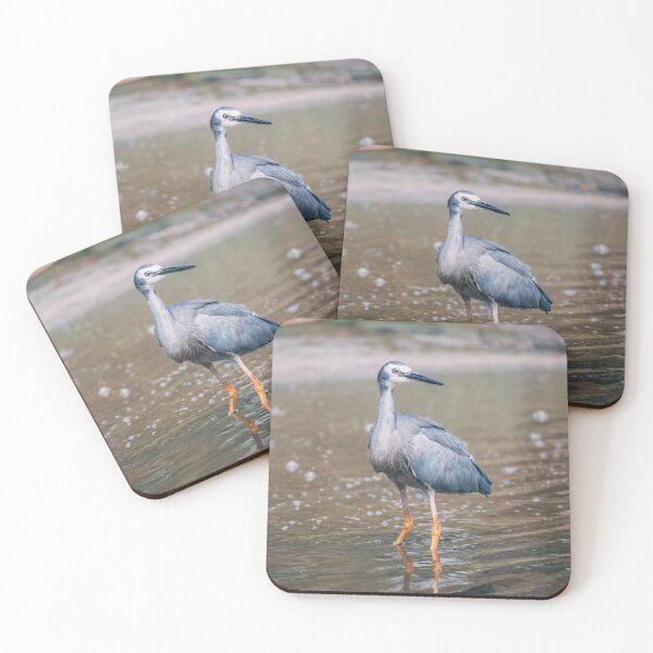 Item preview, White Faced Heron designed and sold by Abbie Heuer.