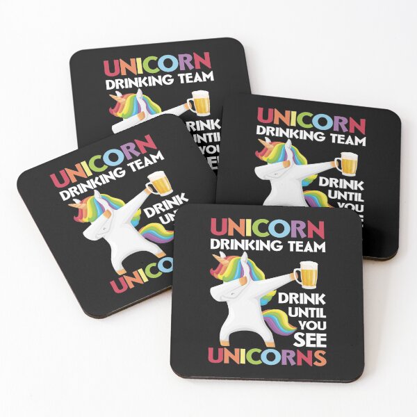 Item preview, Unicorn Drinking Team Drink Until You See Unicorns designed and sold by amilli.
