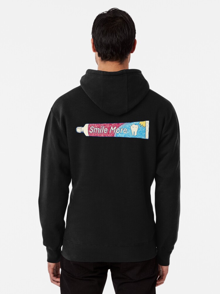 Alternate view of Smile More Pullover Hoodie