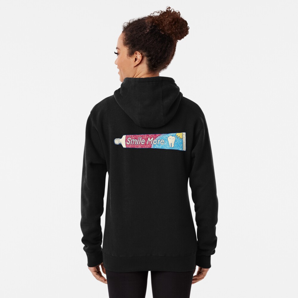 Smile More Pullover Hoodie