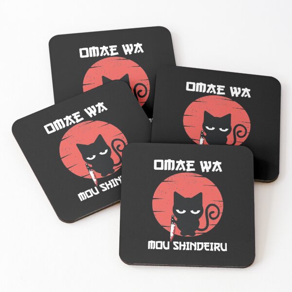 Item preview, Omae Wa Mou Shindeiru Funny Murderous Cat Japenese Anime designed and sold by ZeLittleFamily.