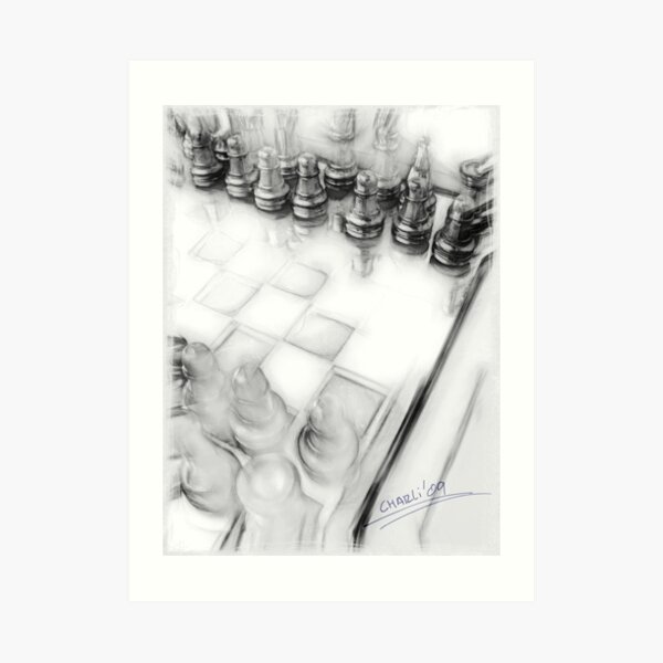 Chess Art Print