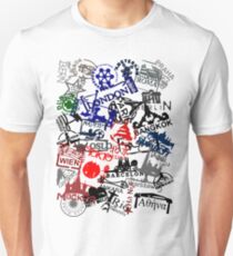 Travel Destination Passport Stamps Unisex T-Shirt