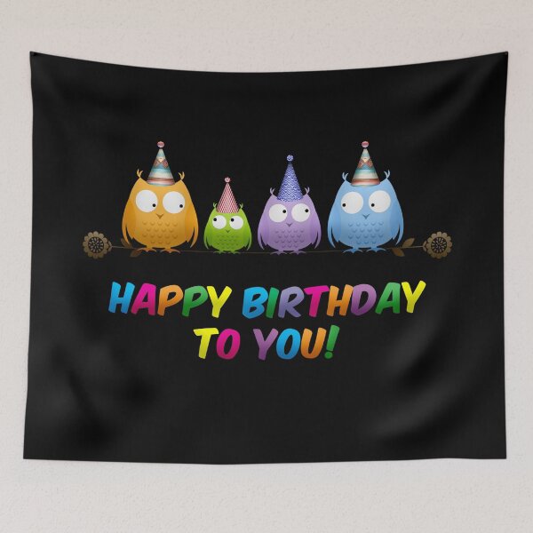 Item preview, Happy Birthday to You Owl Design designed and sold by Paula Helit.