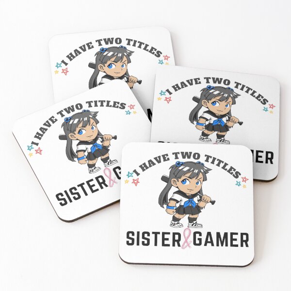 Item preview, I Have Two Titles Sister And Gamer designed and sold by Xrizen  Designs.